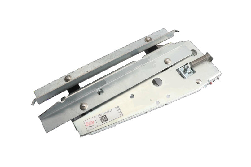 Skate/Coupler, Thyssen, M2TK8A, left+ central opening, Glass doors