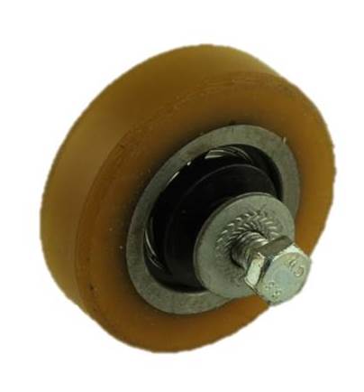 Styrrulle, 60/17x18mm. VU93°, med axel, för GG2 rullställ