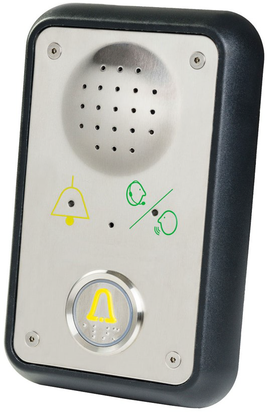 Emergency phone, FältCom Flex DUO PSTN, Alarm button, Surface
