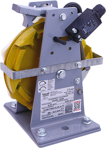 OSG, Gervall/Aljo 2128ESA2, 200mm, Vn=0,35m/s, Va=0,5m/s