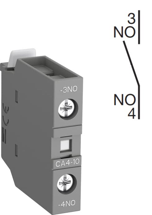 Hilfsschalterblock, ABB CA4-10 , Schraubanschl., 1NO