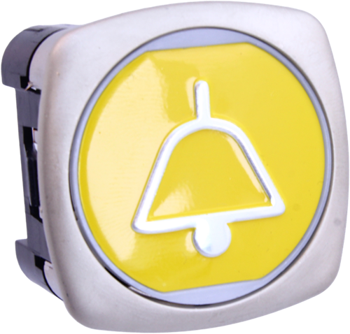 Tryckknapp, GMV/Sea, 1NC/NO, 35x35, Alarm