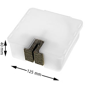 Schienenöler für T-schiene, flach, 45x125x125, 16mm