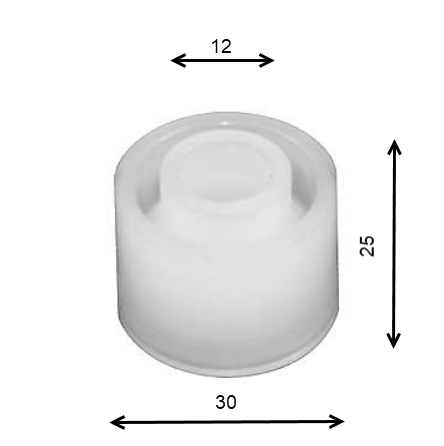 Låsrulle, Schindler QKS8/QKS9, D30/25x12mm