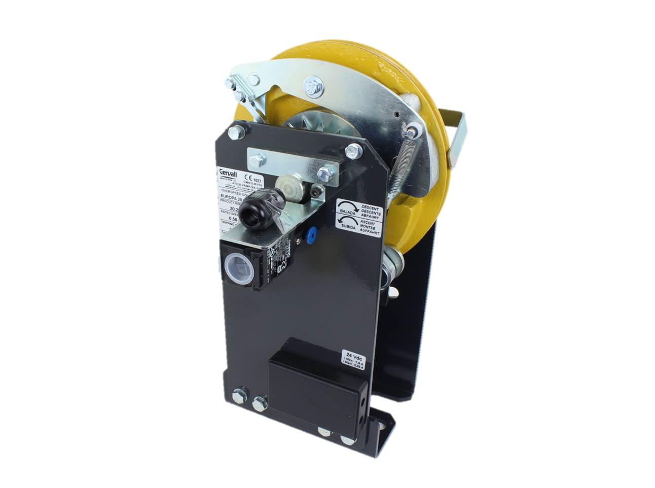 Governor, Gervall Europa, 200mm, Vn=1.6m/s, anti creep-24vdc