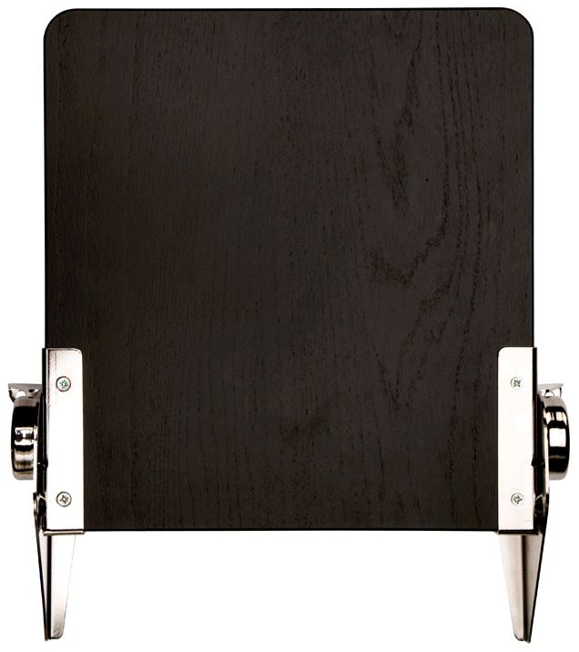 Folding seat, black, Width 400mm