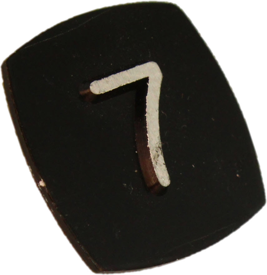 Tastplatte, KONE-M, ''7'' Relief