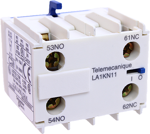 Auxiliary contact block, Schneider/Telemec., LA1KN11, 1NO/1NC