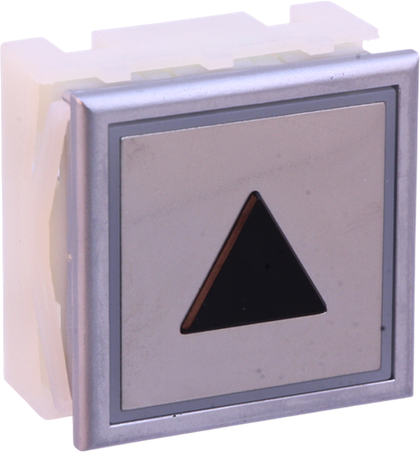 Push button, Thyssen SMC-BST, blue LED, Arrow