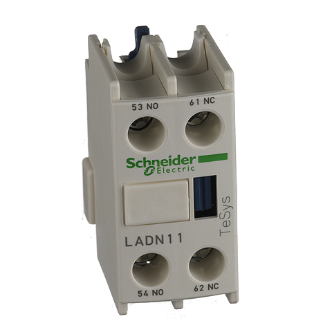 Hilfskontaktblock, Schneider/Telemec., LADN11, 1NC/1NO, TeSys D