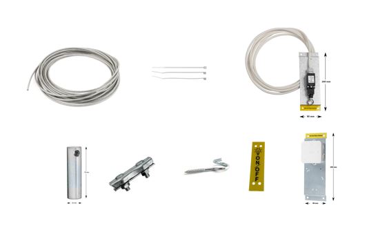 Shaft lighting kit, on/off