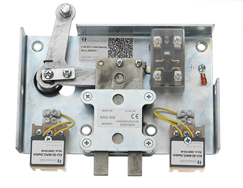 Freight lift lock LI-25-30-H, right, with hidden contact