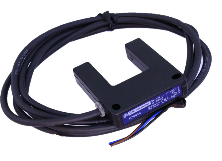 Fotozelle Gabel, Schneider, Telemecanique, PNP, 12..24VDC, Kabel 2m