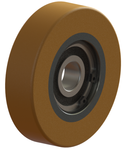 Styrrulle AR3, ø148/20x20/22mm, VU80°, lager 6204ZZ