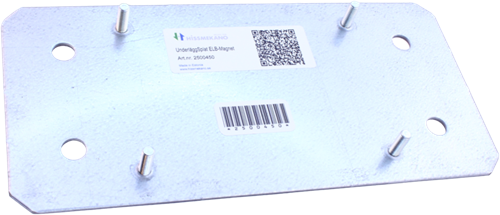 Adapterblech AHC2/AHC3, für ELB-75 Riegelkurve