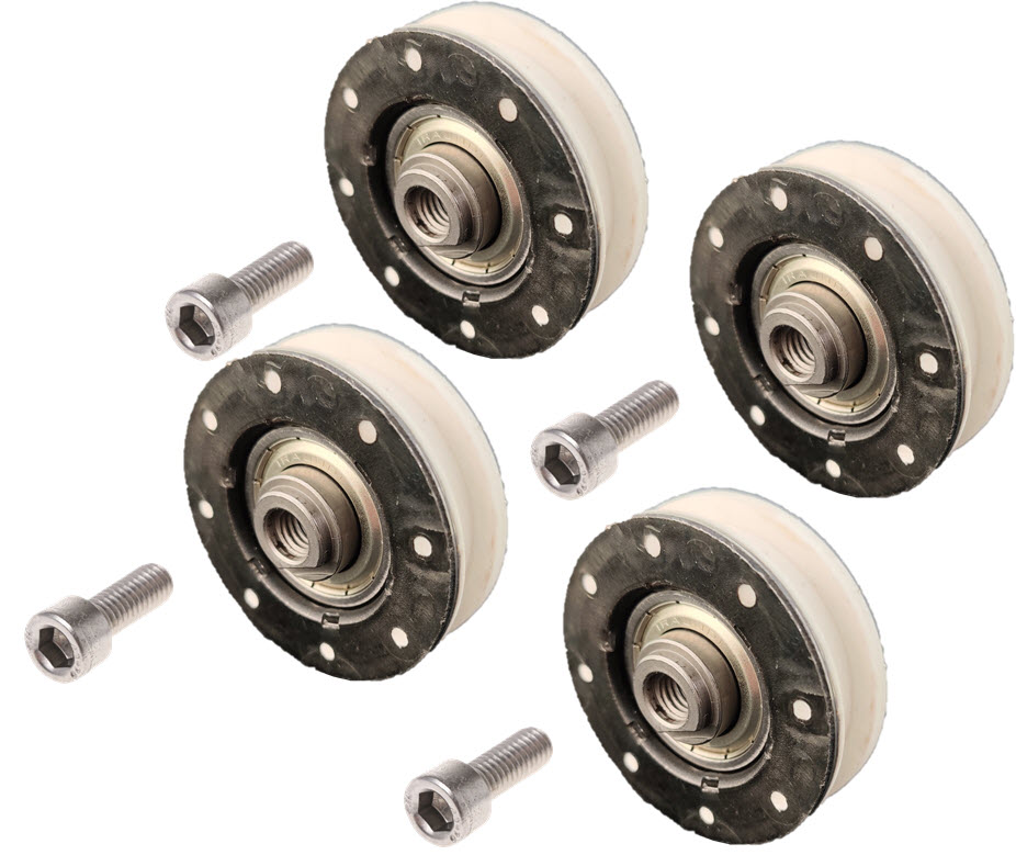 Bärrulle, Otis Senica, ø56/48/M8x16mm, 4-pack
