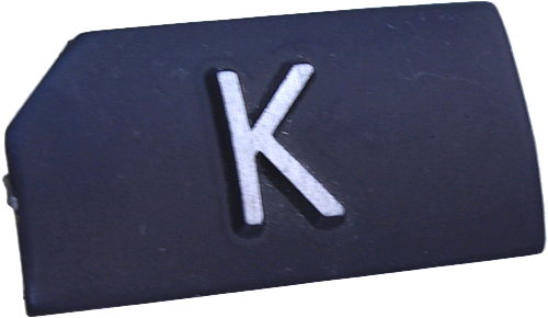 Tastplatte, KONE Novel, Relief, ''K''
