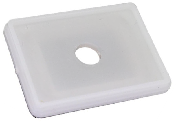 Plastram Knapptrycke DR01, Schneider-LiSA, 32x44, vit