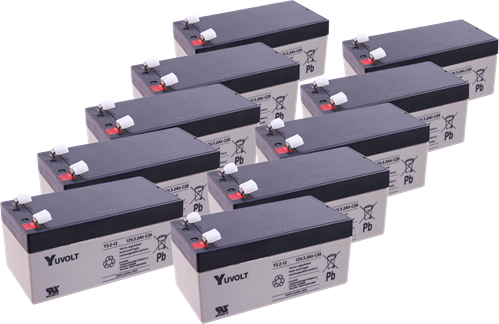 10er Paket Batterie/Akkumulator, 12V/3.2Ah
