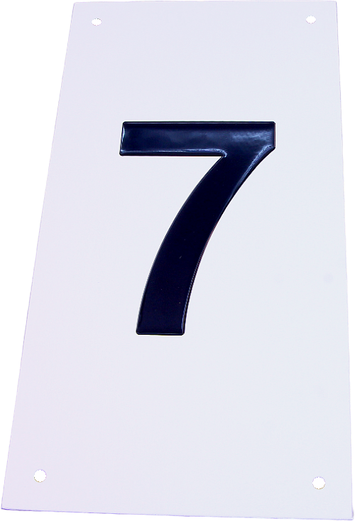 Press pad, Aluminium with symbol ''7''